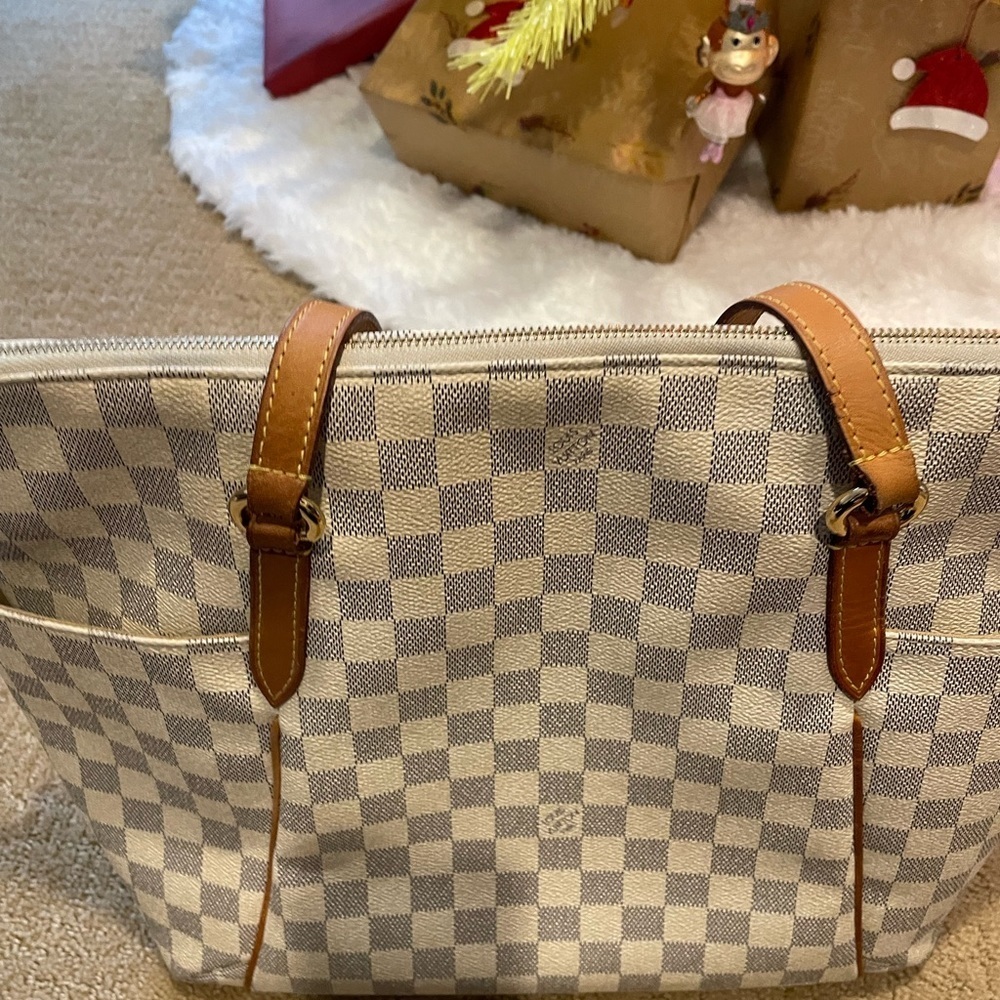 Louis Vuitton Damier Azur Totally MM VGUC-AUTHENTICITY GUARANTEED - Picture 5 of 15